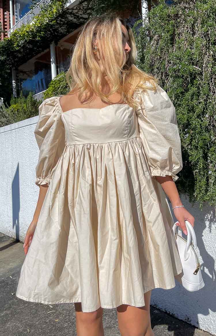 Tiana Cream Mini Dress sold by Beginning Boutique product image thumbnail 4