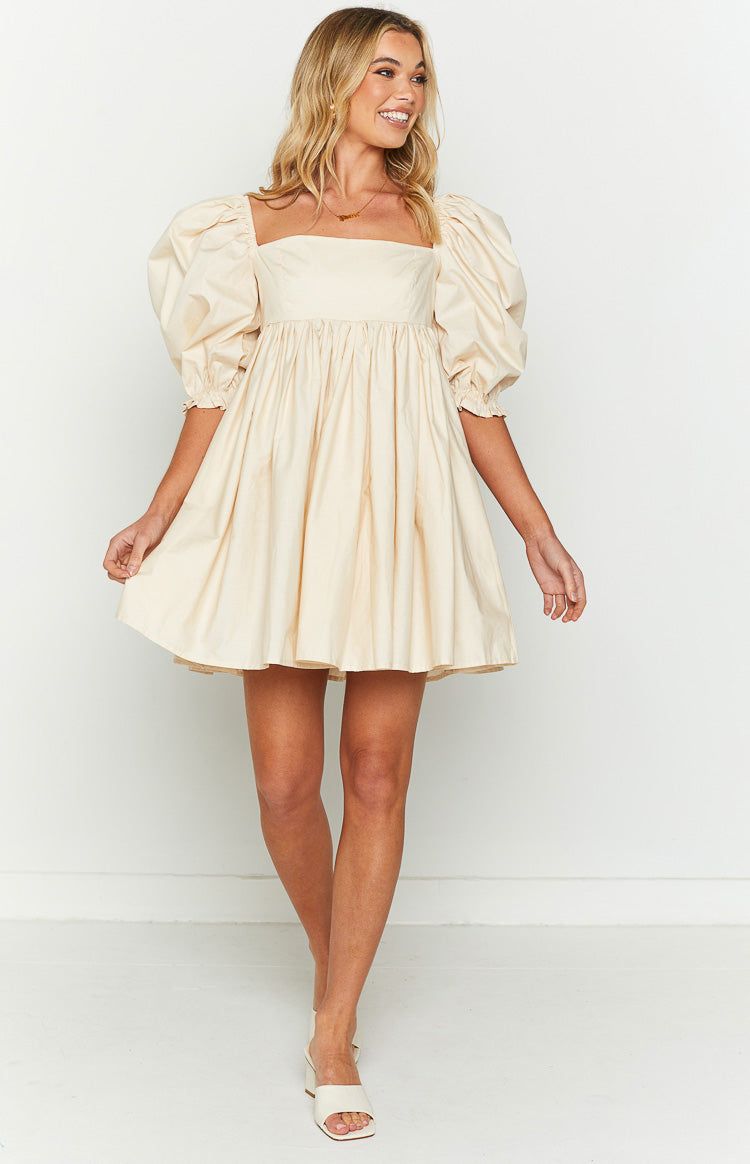 Tiana Cream Mini Dress sold by Beginning Boutique product image thumbnail 7