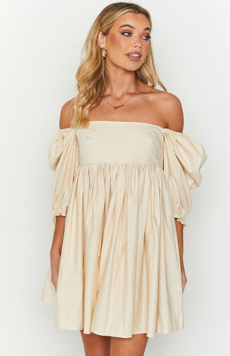 Tiana Cream Mini Dress sold by Beginning Boutique product image thumbnail 2