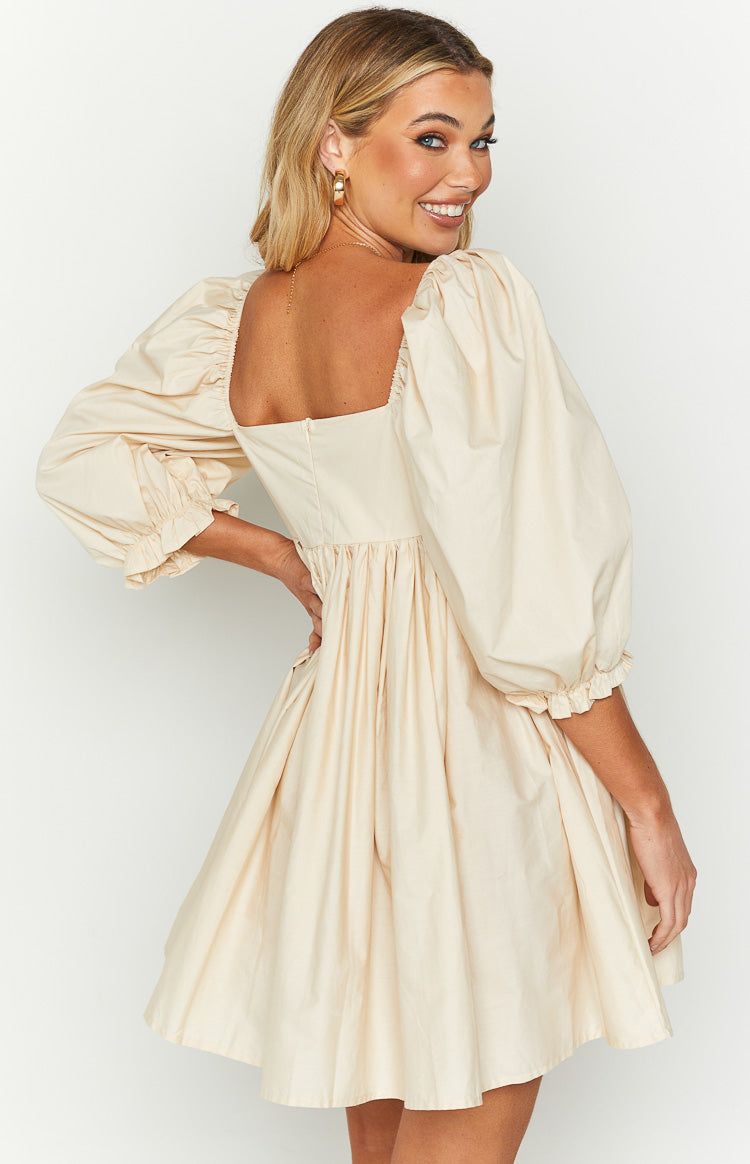 Tiana Cream Mini Dress sold by Beginning Boutique product image thumbnail 6