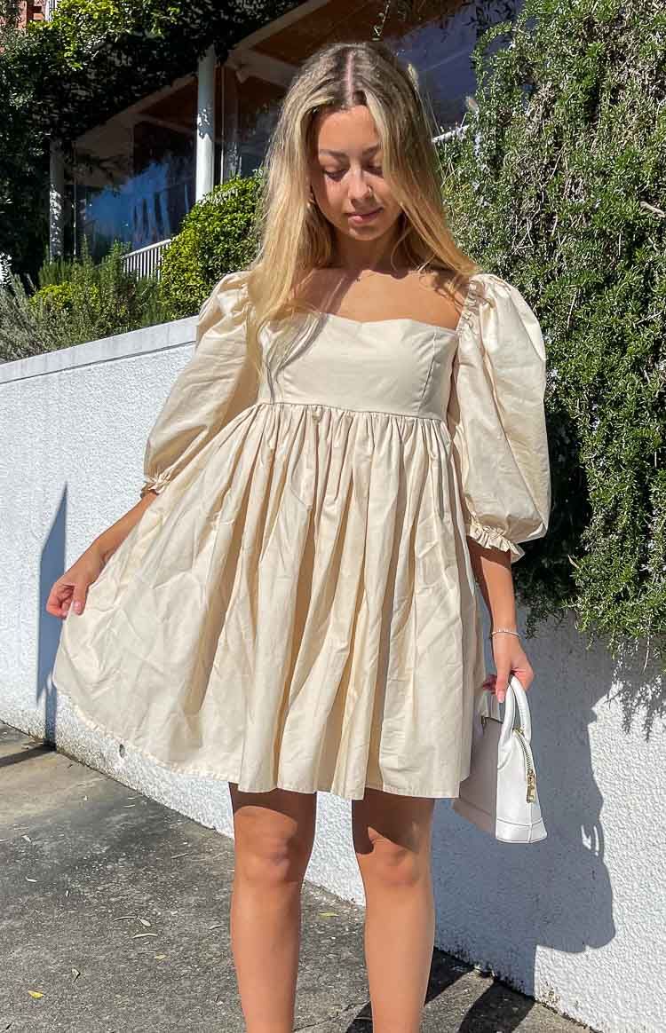 Tiana Cream Mini Dress sold by Beginning Boutique product image thumbnail 3