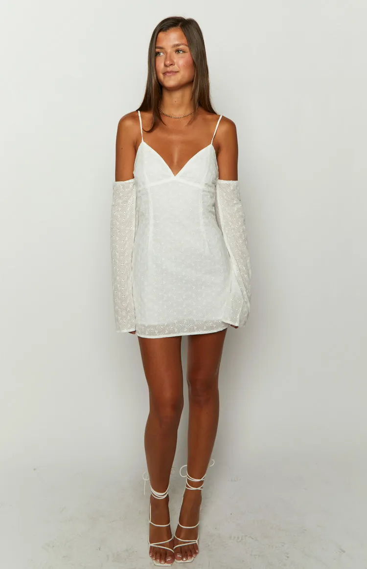 Miami White Mini Dress sold by Beginning Boutique product image thumbnail 2