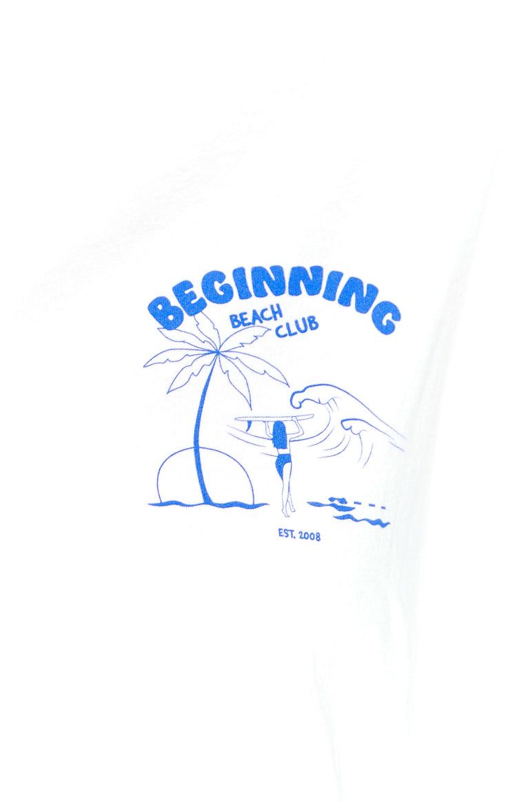 Shoreline White Print Oversized Tee sold by Beginning Boutique product image thumbnail 7