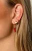 Elegance Echoes Gold Earrings 3 Pack sold by Beginning Boutique