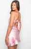 Ellie Pink Floral Strapless Mini Dress sold by Beginning Boutique