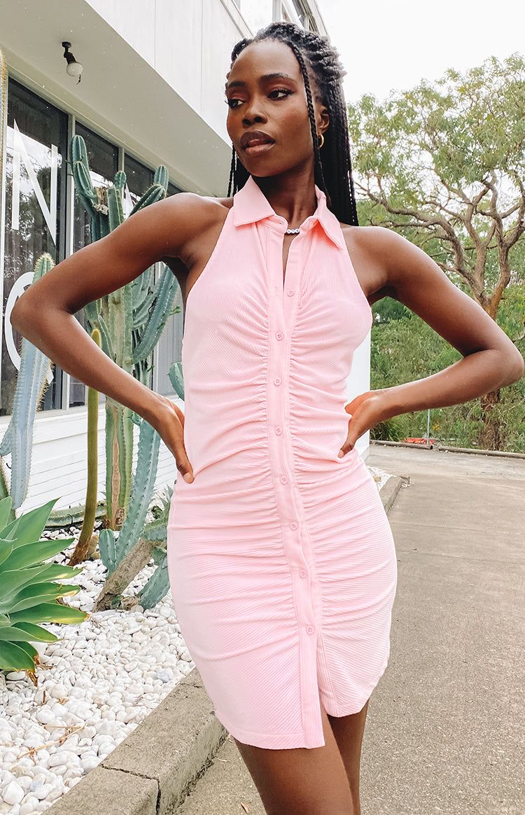 Lemonade Mini Dress Pink sold by Beginning Boutique product image thumbnail 2