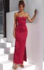 Manhattan Slip Formal Dress Wine sold by Beginning Boutique