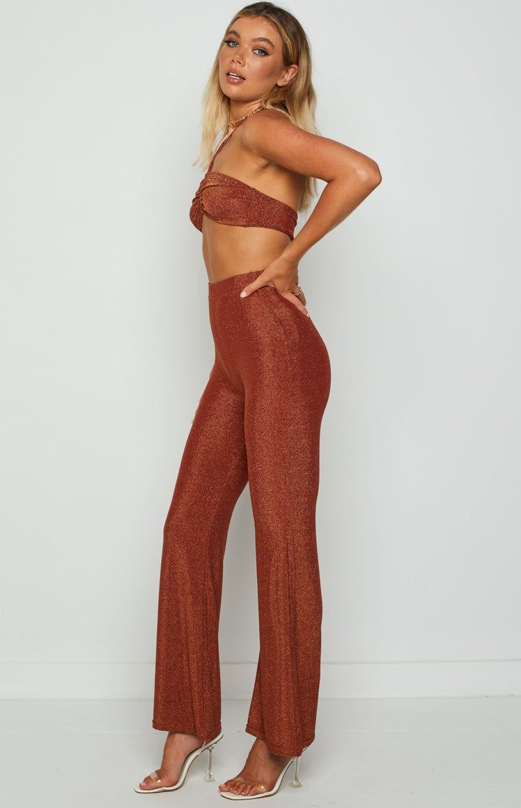 Stassie Rust Pants sold by Beginning Boutique product image thumbnail 5
