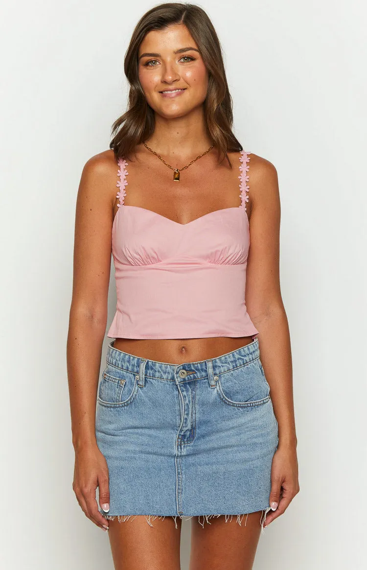 Marbelle Pink Top sold by Beginning Boutique product image thumbnail 3