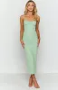 Long Island Green Midi Mesh Dress sold by Beginning Boutique