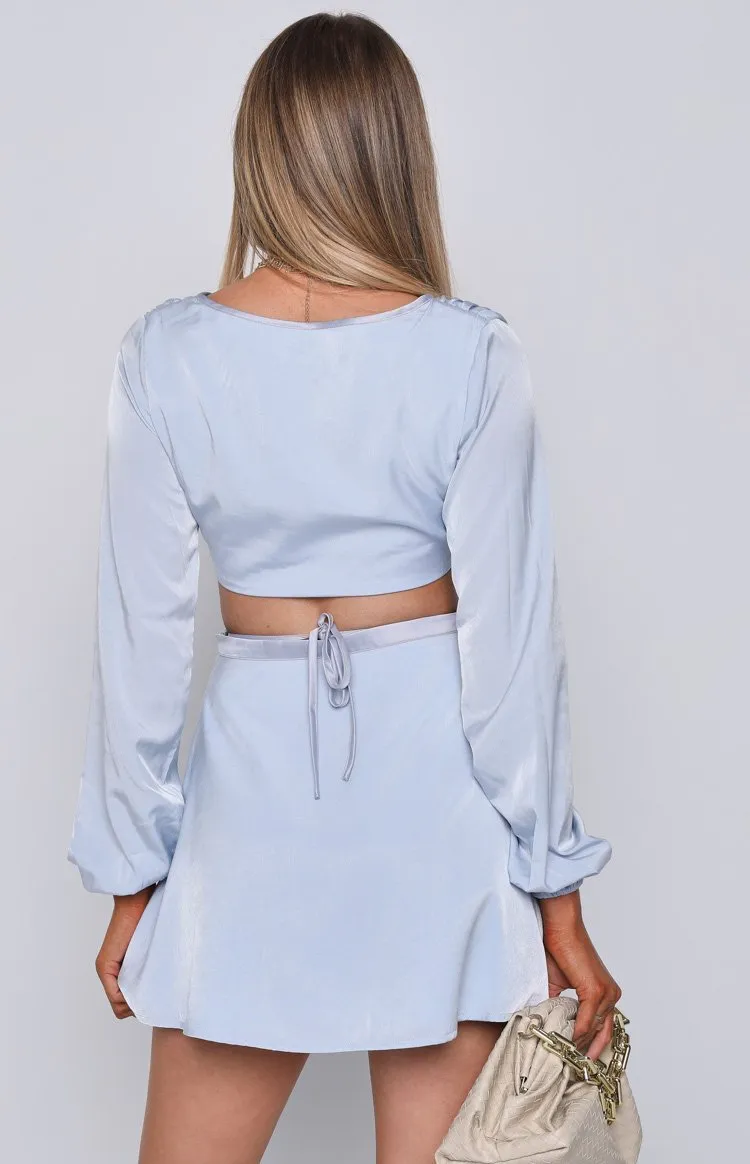 Jupiter Blue Mini Dress sold by Beginning Boutique product image thumbnail 5