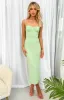 Long Island Green Midi Mesh Dress sold by Beginning Boutique