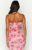 Jacqulin Pink Floral Print Strapless Top sold by Beginning Boutique