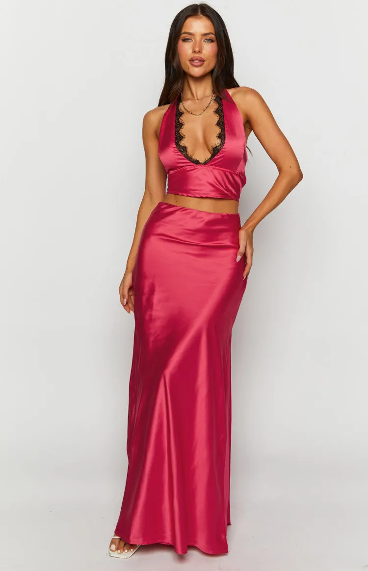 Tori Pink Halter Top sold by Beginning Boutique product image thumbnail 2