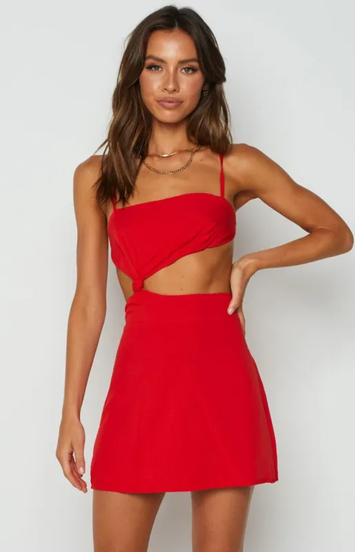 Tao Red Mini Dress sold by Beginning Boutique