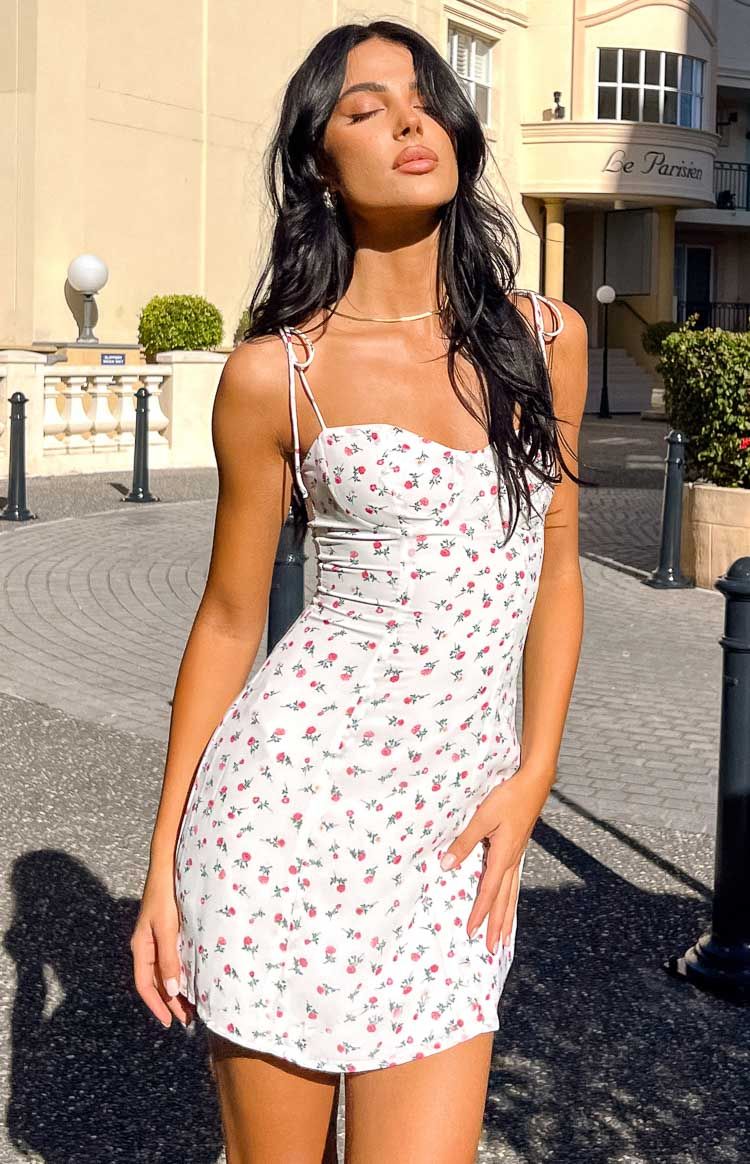 Penny Lane Pink Roses Mini Dress sold by Beginning Boutique product image thumbnail 2