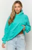 Beginning Teal Established Bubble Hoodie sold by Beginning Boutique