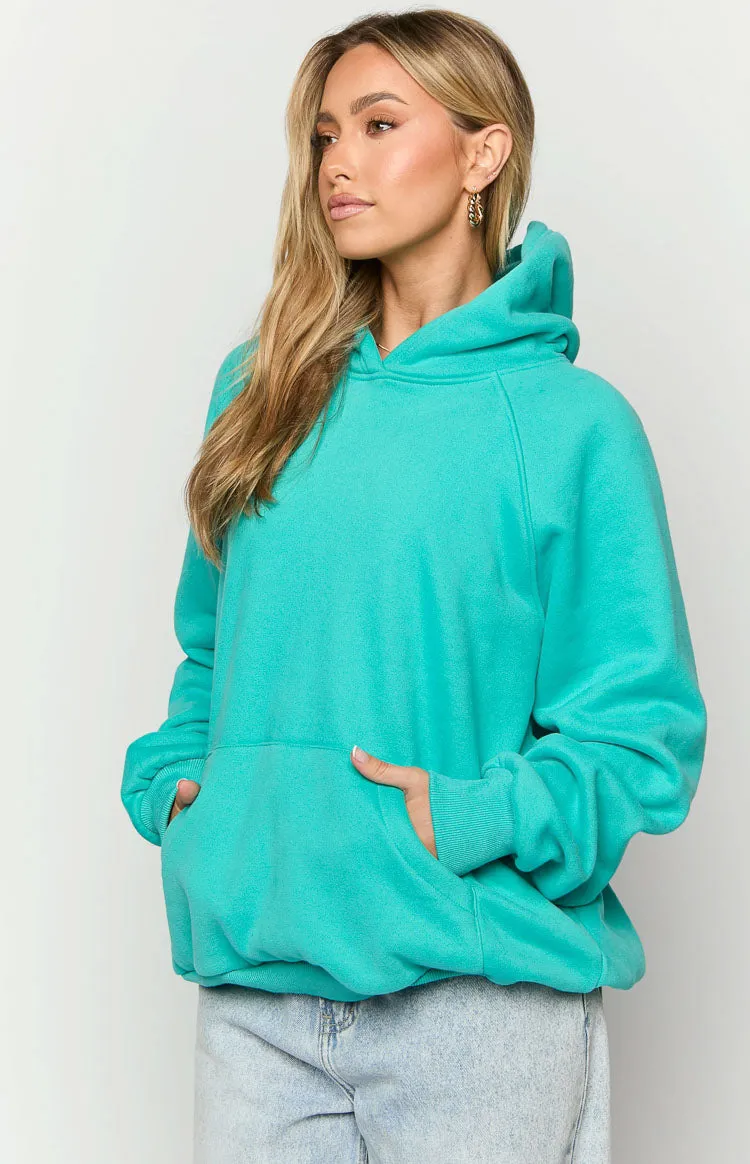Beginning Teal Established Bubble Hoodie sold by Beginning Boutique product image thumbnail 4