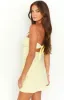 Lexi Yellow Strapless Mini Dress sold by Beginning Boutique