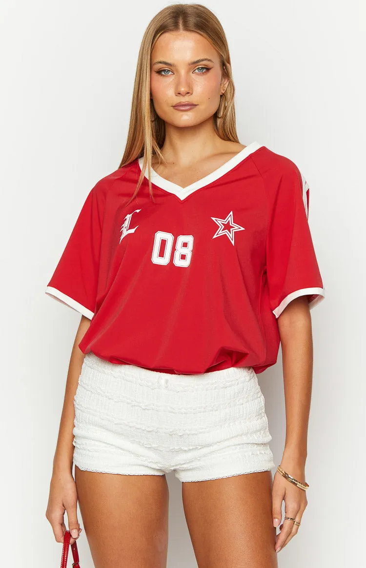 Lioness Spectate Poppy Red Top sold by Beginning Boutique product image thumbnail 2