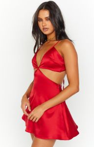 Fireworks Red Mini Dress sold by Beginning Boutique