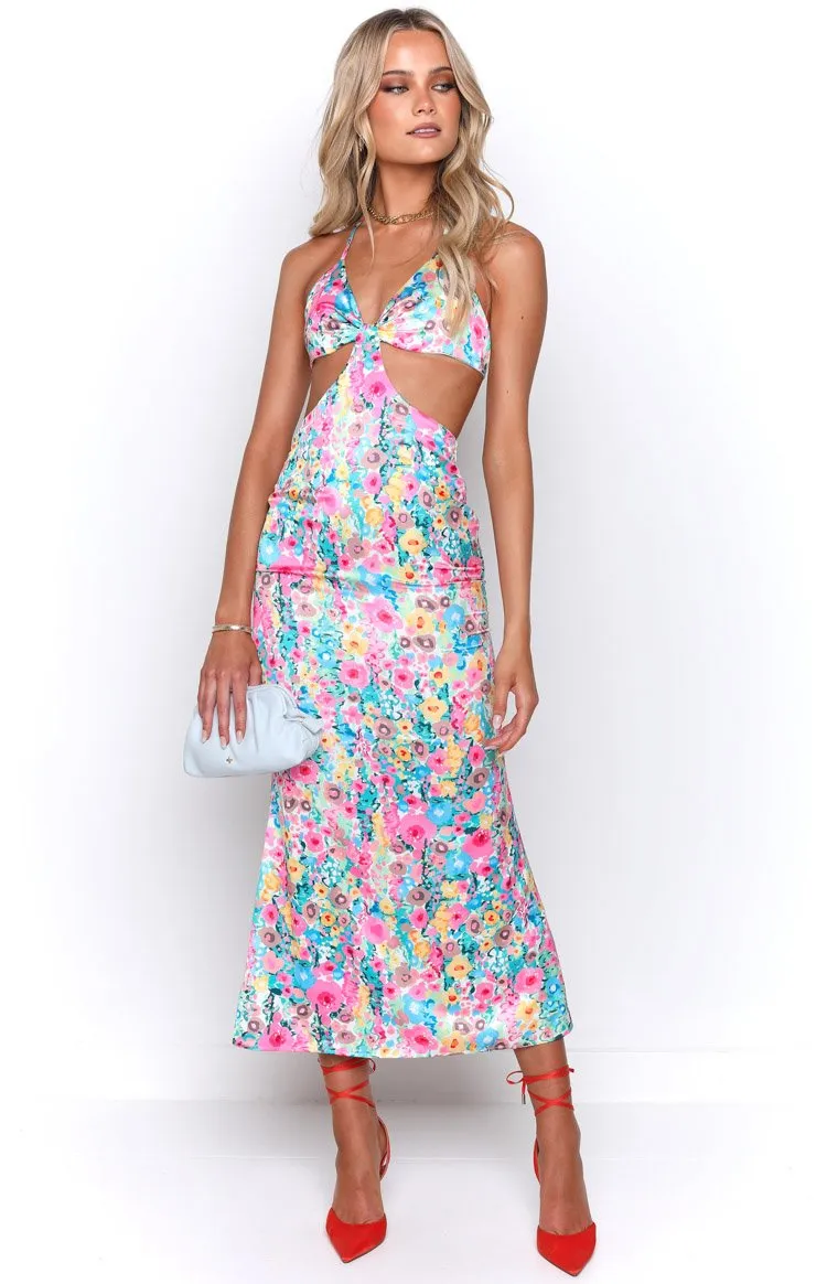 Flora Floral Maxi Dress sold by Beginning Boutique product image thumbnail 5