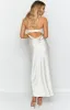 Maiah White Maxi Dress sold by Beginning Boutique