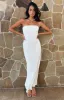 Maiah White Maxi Dress sold by Beginning Boutique