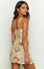 Till Forever Beige Tapestry Mini Skirt sold by Beginning Boutique