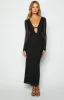 Monni Black Maxi Dress sold by Beginning Boutique
