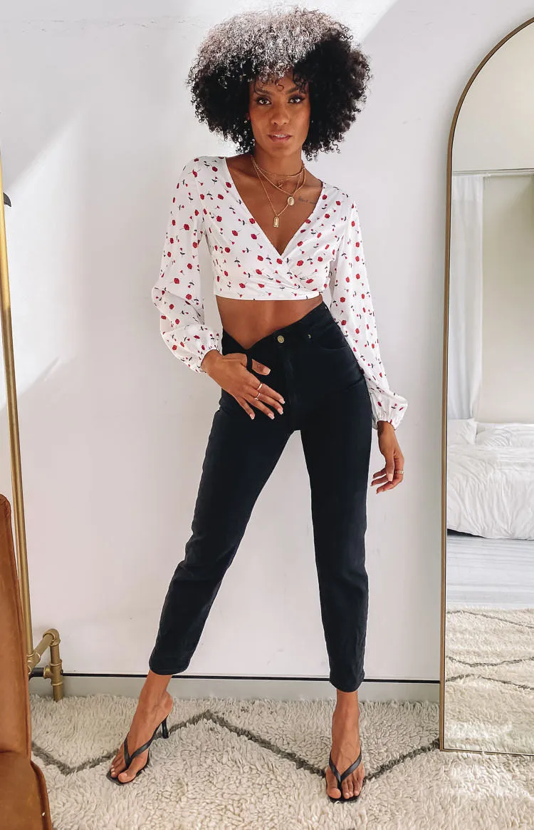 Zippy Wrap Blouse Floral sold by Beginning Boutique product image thumbnail 5