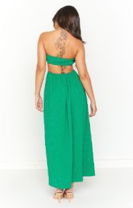 Bea Green Midi Dress sold by Beginning Boutique