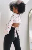 Zippy Wrap Blouse Floral sold by Beginning Boutique