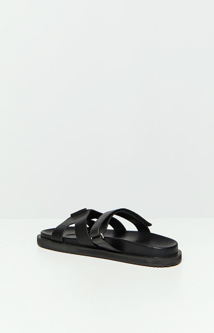 Billini Theon Black Slides sold by Beginning Boutique product image thumbnail 4