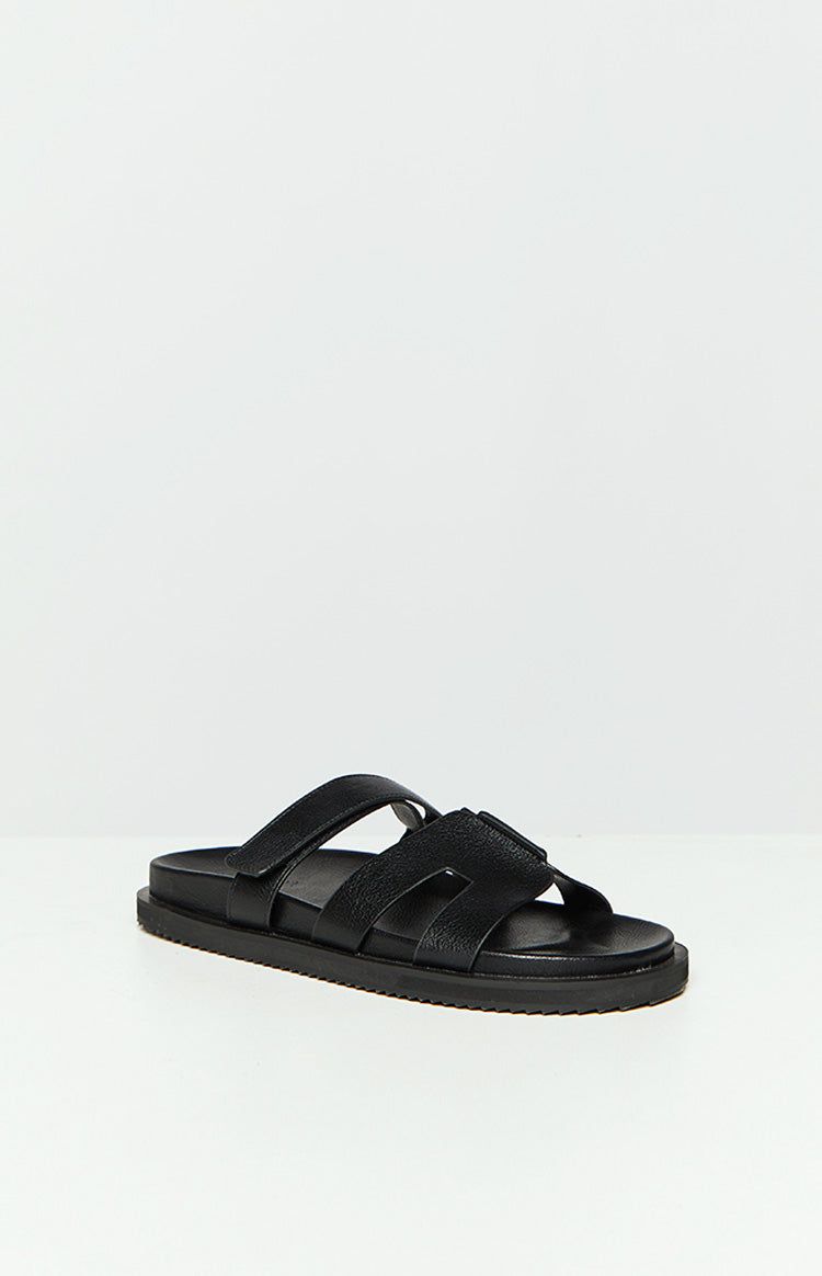 Billini Theon Black Slides sold by Beginning Boutique product image thumbnail 3