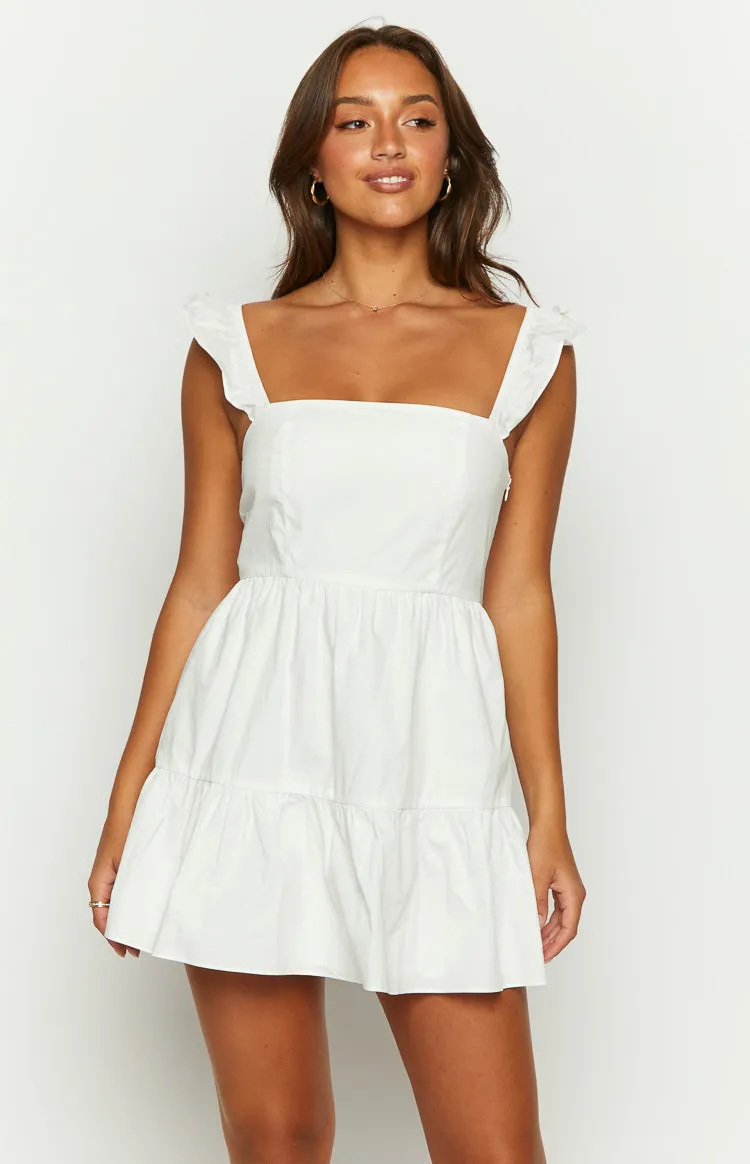 Adair White Mini Dress sold by Beginning Boutique product image thumbnail 2