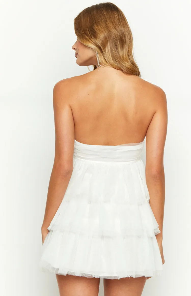 Birthday Girl White Mini Party Dress sold by Beginning Boutique product image thumbnail 5