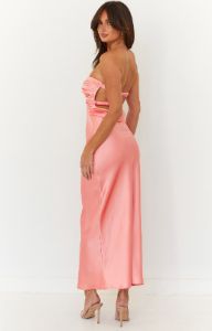 Luca Pink Maxi Dress sold by Beginning Boutique