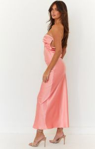Luca Pink Maxi Dress sold by Beginning Boutique