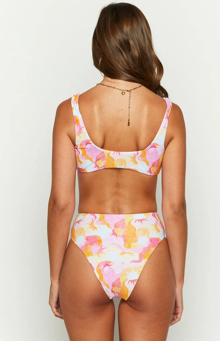 9.0 Swim St Lucia Wavy Sun Multi Print Bikini Top sold by Beginning Boutique product image thumbnail 5