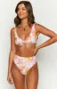 9.0 Swim St Lucia Wavy Sun Multi Print Bikini Top sold by Beginning Boutique