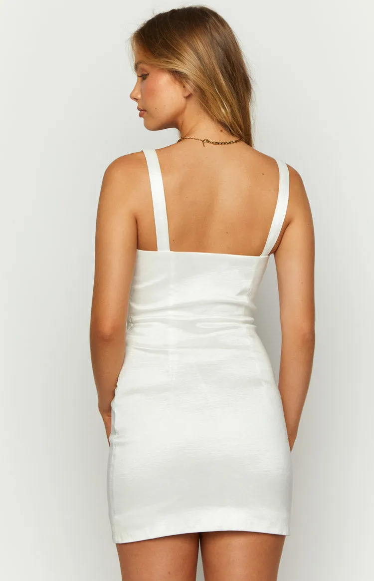Aeliana White Mini Dress sold by Beginning Boutique product image thumbnail 5