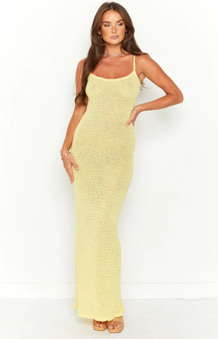 Ezra Yellow Maxi Dress sold by Beginning Boutique product image thumbnail 2