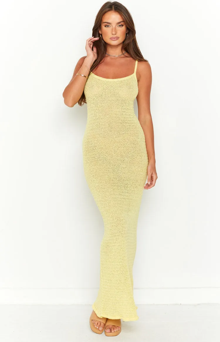 Ezra Yellow Maxi Dress sold by Beginning Boutique product image thumbnail 3
