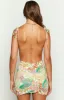Seleni Tropical Print Mini Dress sold by Beginning Boutique