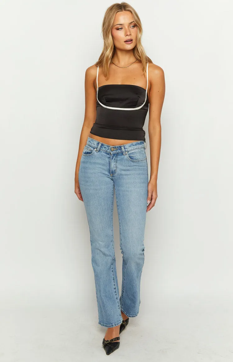 Tamra Black Low Back Top sold by Beginning Boutique product image thumbnail 3