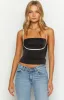 Tamra Black Low Back Top sold by Beginning Boutique