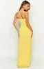 Nahanee Yellow Ruffle Maxi Dress sold by Beginning Boutique