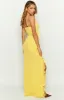 Nahanee Yellow Ruffle Maxi Dress sold by Beginning Boutique