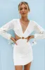 Cleo Crochet Dress White sold by Beginning Boutique